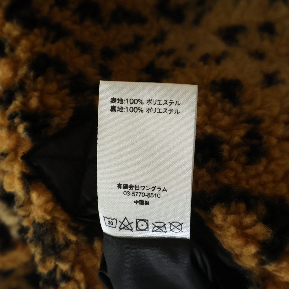 SUPREME(シュプリーム) 17AW Leopard Fleece Reversible Jacket レオパード フリース リバーシブルジャケット ブラウン
