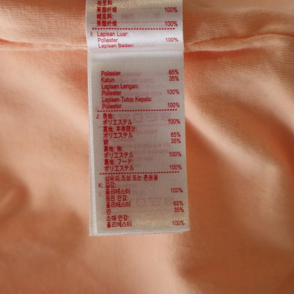 SUPREME(シュプリーム) 18SS ×Lacoste Reflective Grid Anorak ラコステ リフレクティブグリッドアノラックパーカー ブラック ジャケット ピンク BH8512