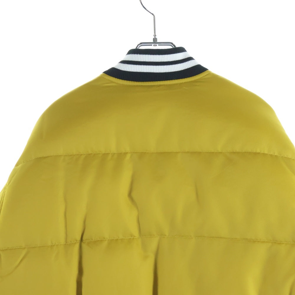 SUPREME(シュプリーム) 16AW Script Varsity Puffy Jacket スクリプトロゴ バーシティ パファージャケット イエロー