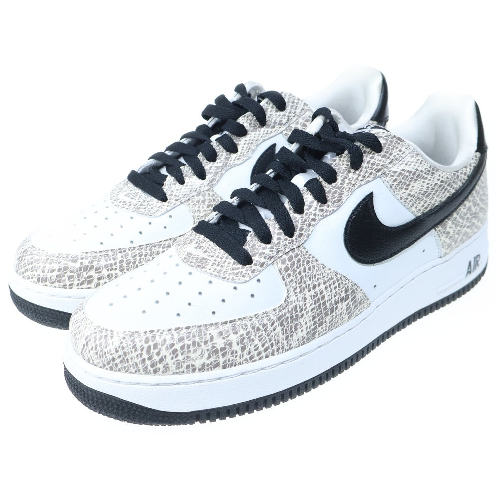 NIKE(ナイキ) AIR FORCE 1 LOW COCOA SNAKE エアフォース1 ロー ココアスネーク ローカットスニーカー ホワイト US10/28cm 845053-104
