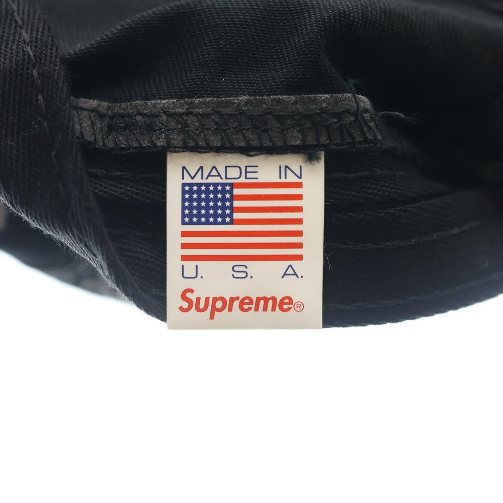 SUPREME(シュプリーム) Bandana Camp Cap バンダナキャンプキャップ 帽子 ブラック