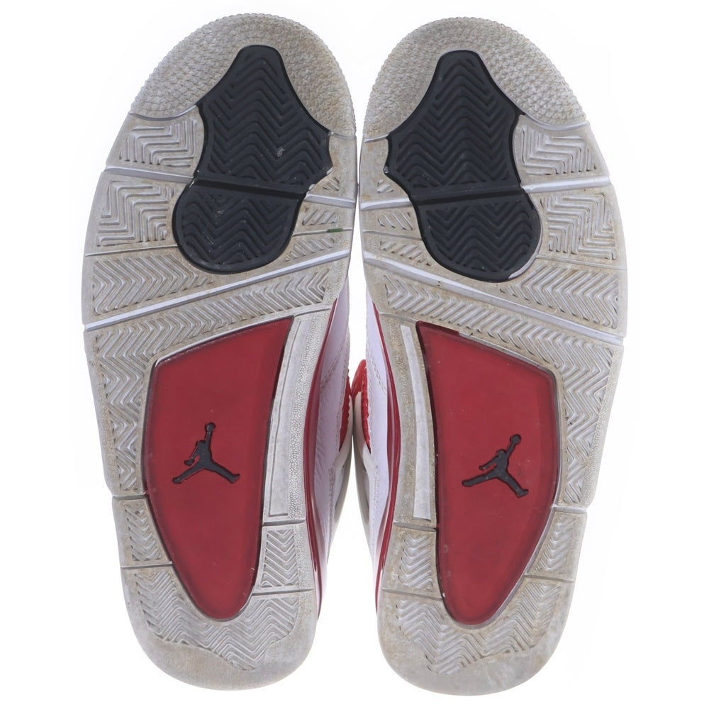 NIKE(ナイキ) 【観賞用2015年】 AIR JORDAN 4 RETRO ALTERNATE 89 エアジョーダン4 レトロ オルタネイト ハイカットスニーカー ホワイト/レッド US10/28cm 308497-106