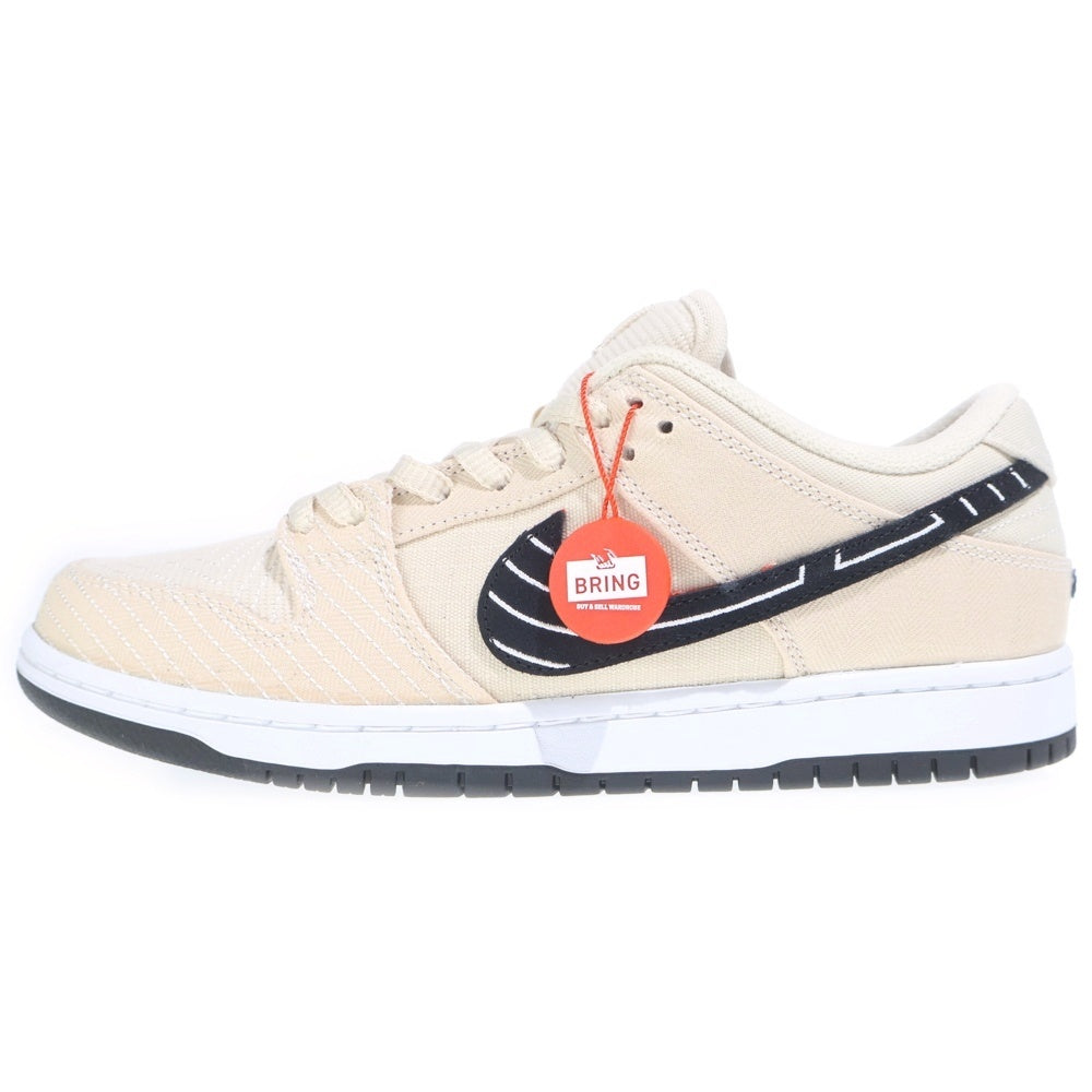 NIKE SB(ナイキエスビー) ×ALBINO & PRETO DUNK LOW PRO QS PEARL WHITE 27.5cm FD2627-200 アルビノアンドプレト ダンク ローカットスニーカー ホワイト US9.5/27.5cm