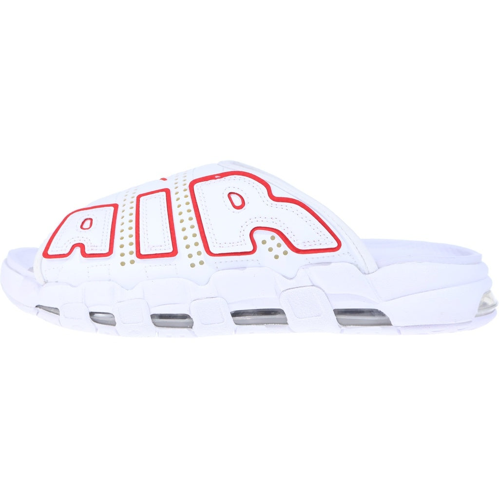 NIKE(ナイキ) AIR MORE UPTEMPO SLIDE WHITE AND UNIVERSITY RED FD9883-100 エアモアアップテンポ スライド サンダル シューズ ホワイト US10/28cm