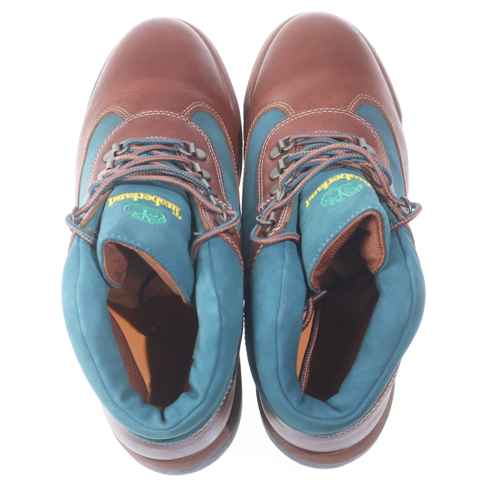 Timberland(ティンバーランド) ×THE APARTMENT FIELD BOOT ジ アパートメント フィールド ブーツ レザー ブラウン/グリーン US8.5/26.5cm TB0A6DSWEDO
