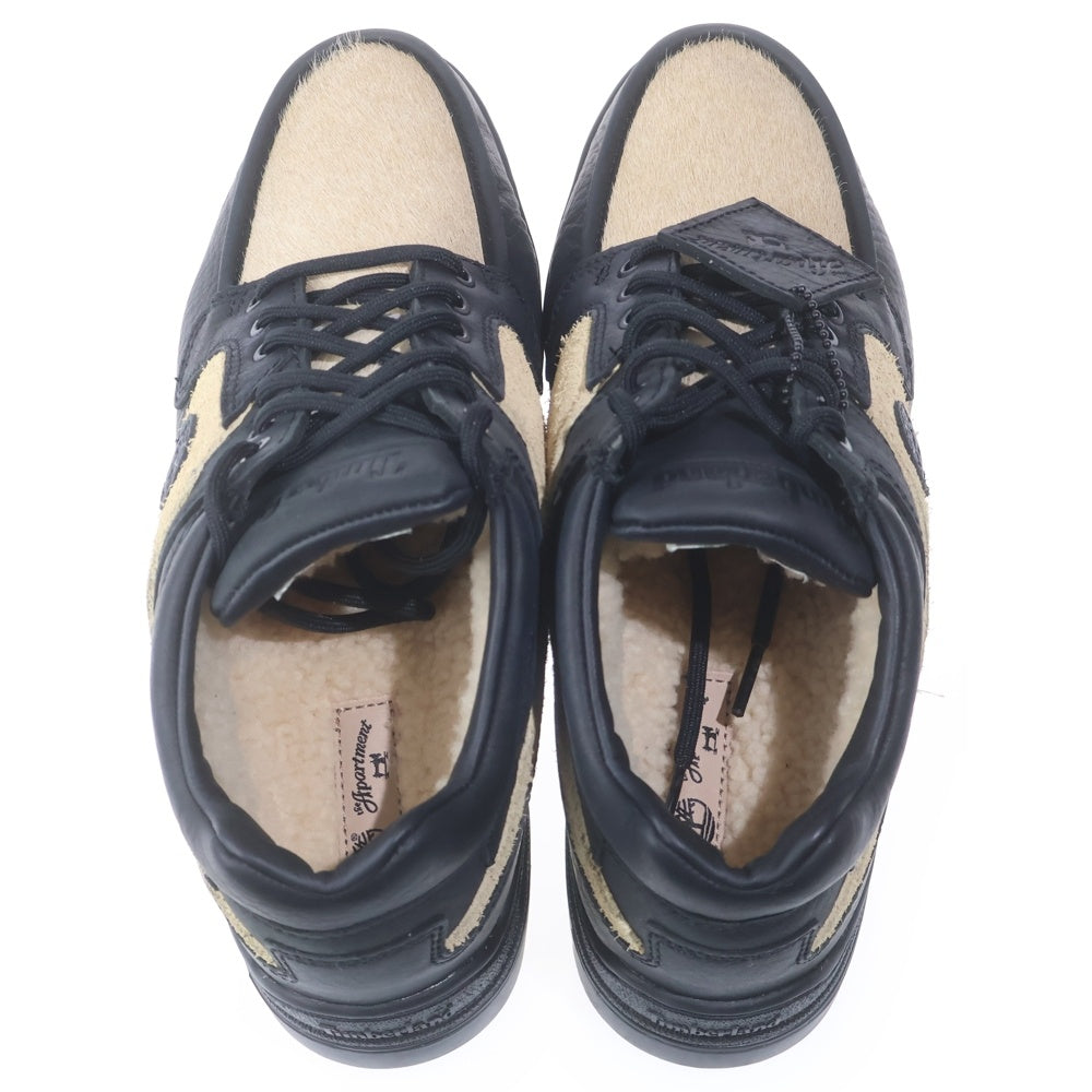 Timberland(ティンバーランド) ×THE APARTMENT HERITAGE MOC TOE MID ジアパートメント ヘリテージモック レザー ミッドカットレースブーツ ブラック/クリーム US8.5/26.5cm TB0A44AGW02