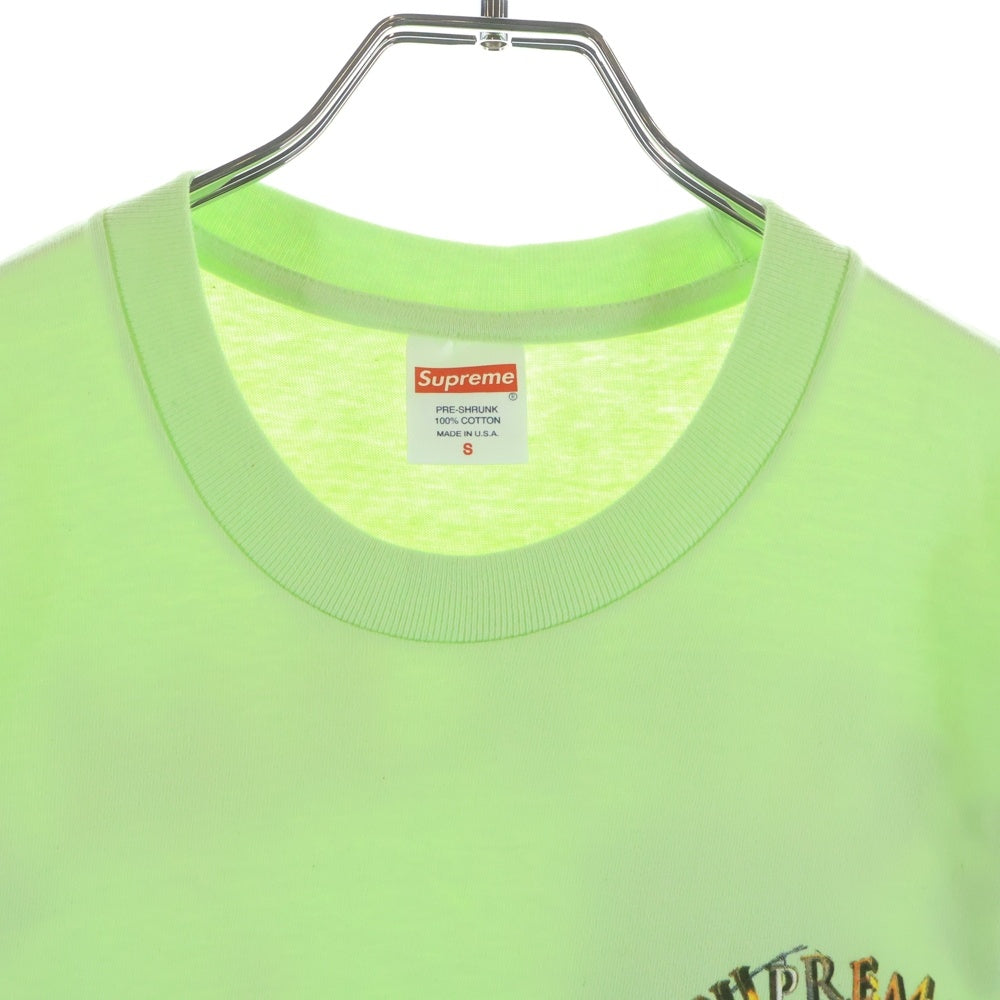 SUPREME(シュプリーム) 20SS Laugh Now Tee ラフナウ プリントロゴ 半袖Tシャツ カットソー ライムグリーン