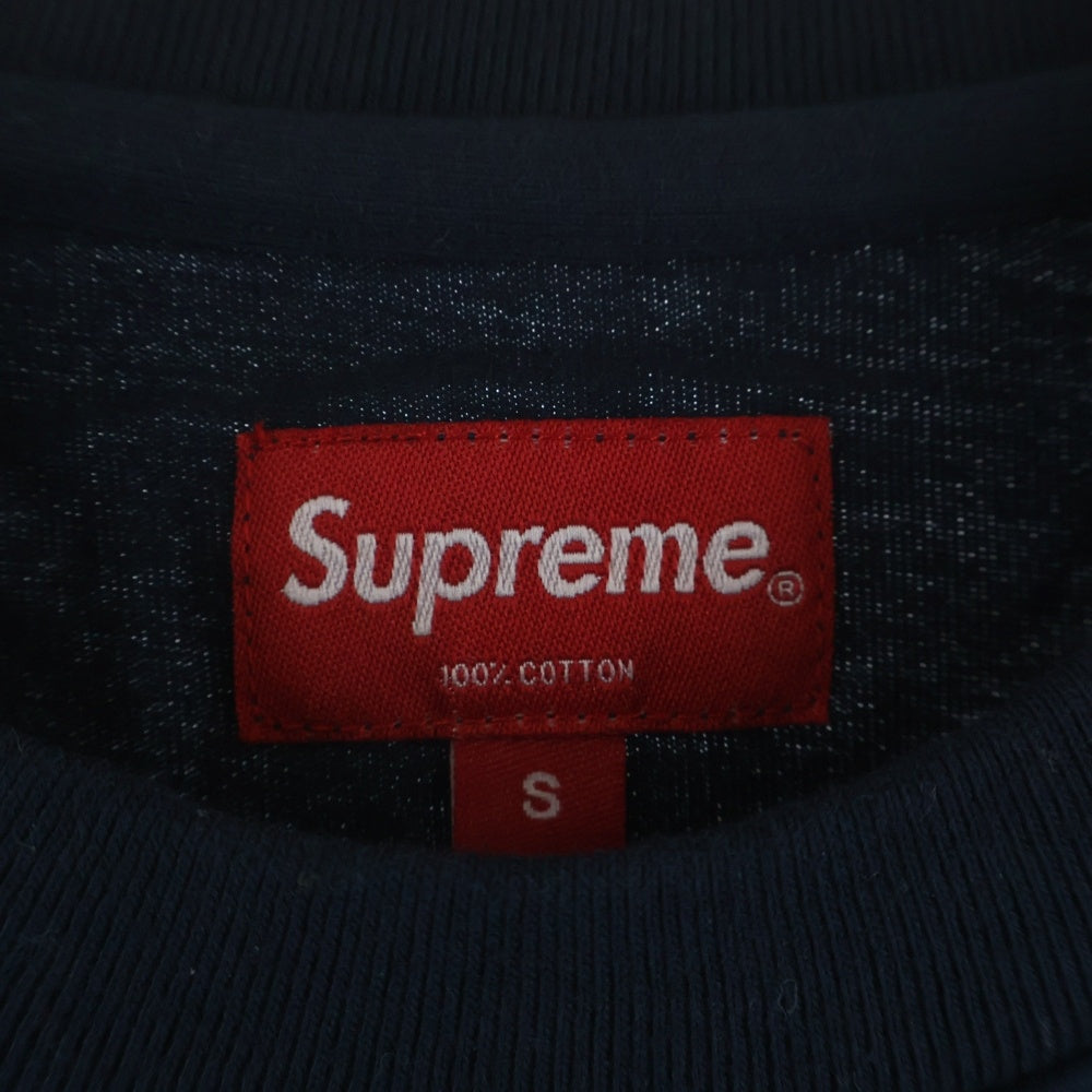 SUPREME(シュプリーム) 18AW Printed Arc S/S Top アーチ刺繍ロゴ 半袖Tシャツ カットソー ネイビー/レッド
