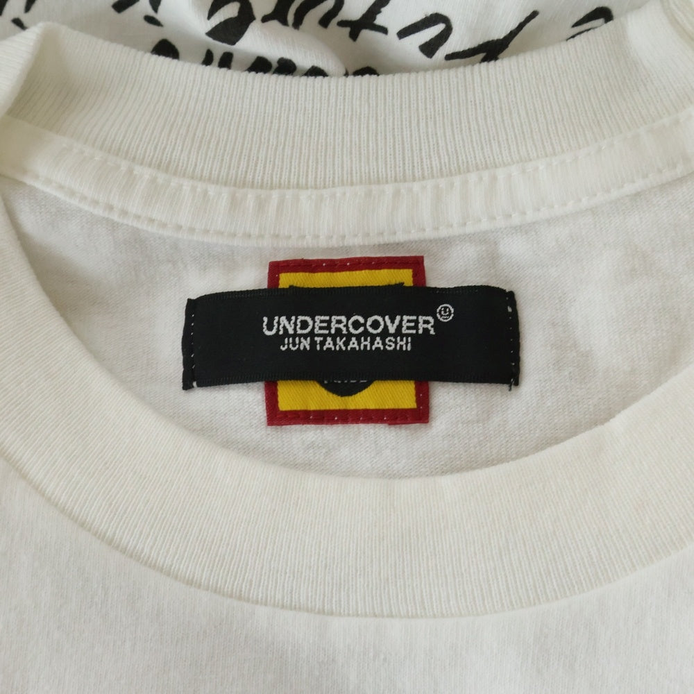 HUMAN MADE(ヒューマンメイド) 22AW ×UNDERCOVER LAST ORGY2 S/S T-SHIRT アンダーカバー ラストオージー プリントロゴ 半袖Tシャツ カットソー ホワイト XX24TE002