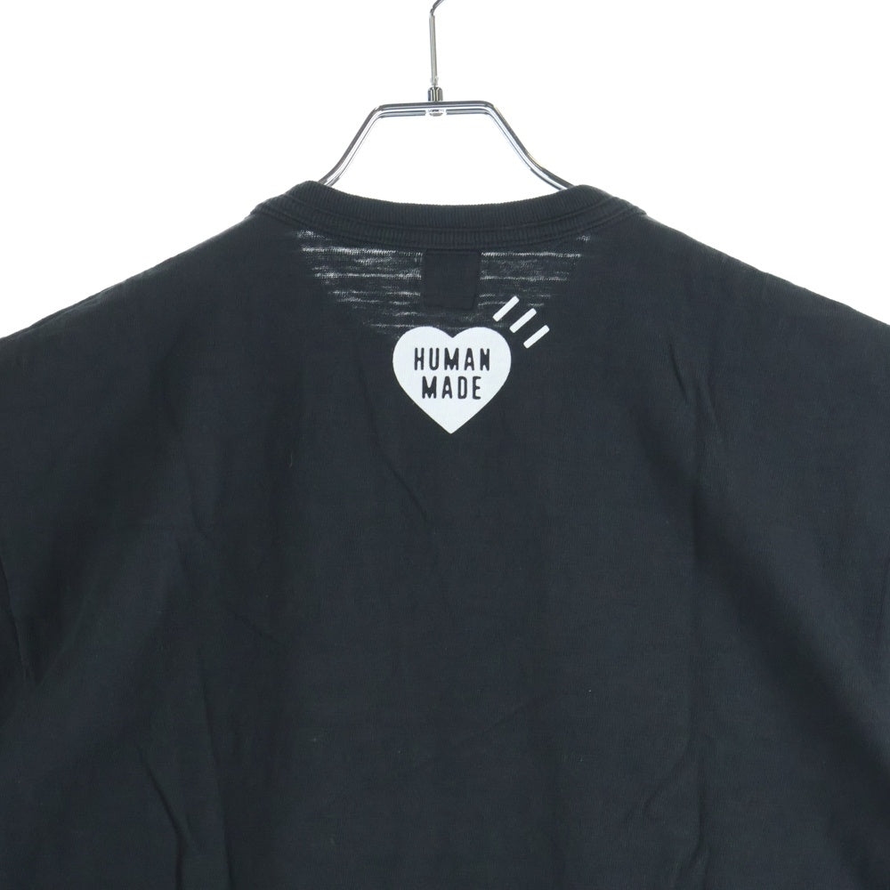 HUMAN MADE(ヒューマンメイド) GRAPHIC T-SHIRT ダック プリントロゴ 半袖Tシャツ カットソーブラック HM23TE002