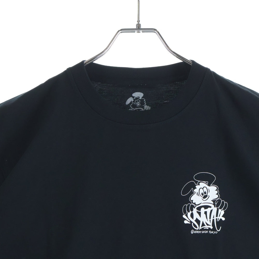 HUMAN MADE(ヒューマンメイド) VERDY VICK S/S Tee ヴェルディ プリントロゴ 半袖Tシャツ カットソー ブラック