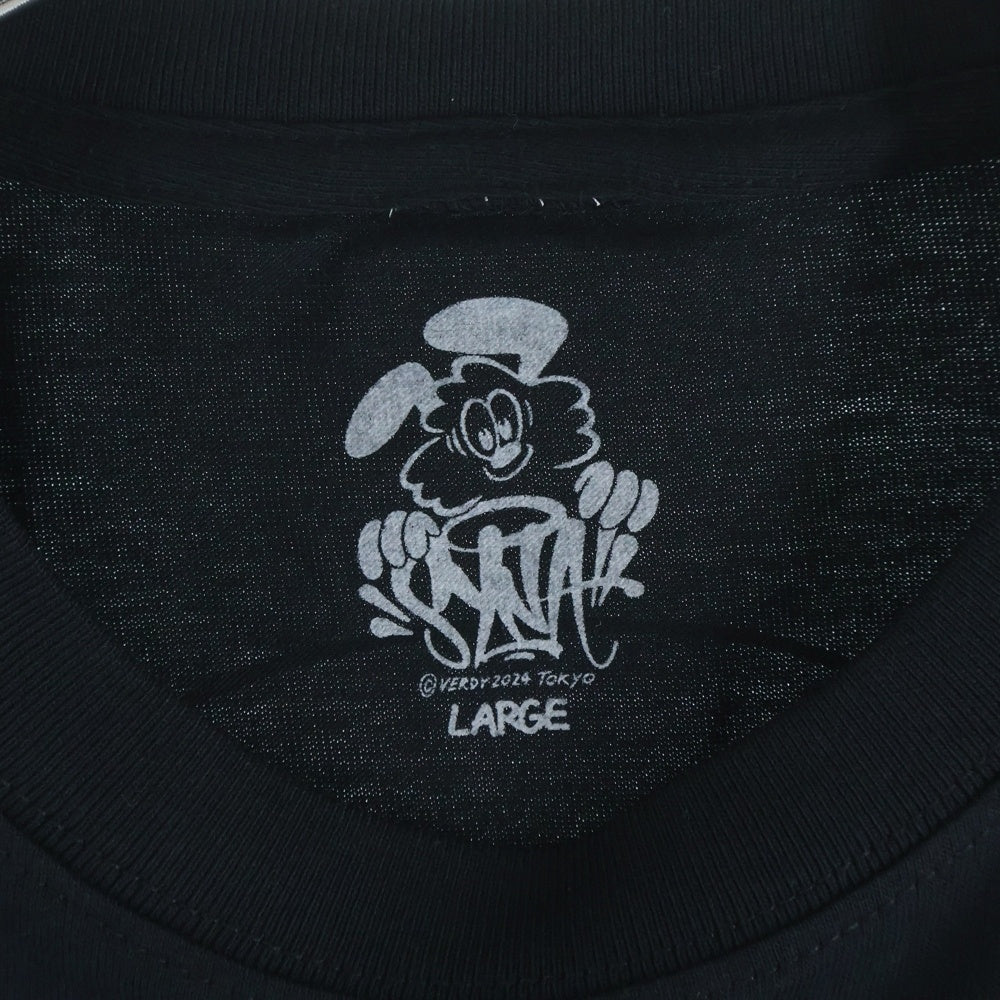 HUMAN MADE(ヒューマンメイド) VERDY VICK S/S Tee ヴェルディ プリントロゴ 半袖Tシャツ カットソー ブラック