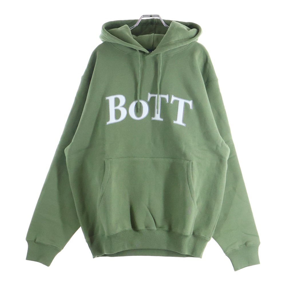 BoTT(ボット) OG LOGO HOODIE ロゴ刺繍 スウェットプルオーバーパーカー カーキ 234BoTT01