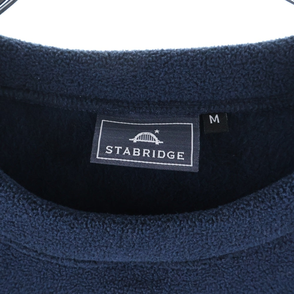 STABRIDGE(スタブリッジ) ULTIMATE CREWNECK FLEECE フリース クルーネックシャツ トレーナー ネイビー