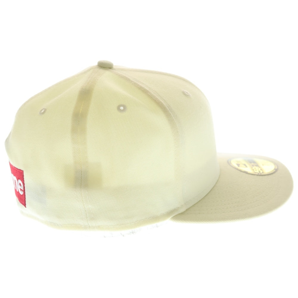 SUPREME(シュプリーム) 21SS New Era Reverse Box Logo Cap ニューエラ リバース ボックスロゴ キャップ 帽子 クリーム