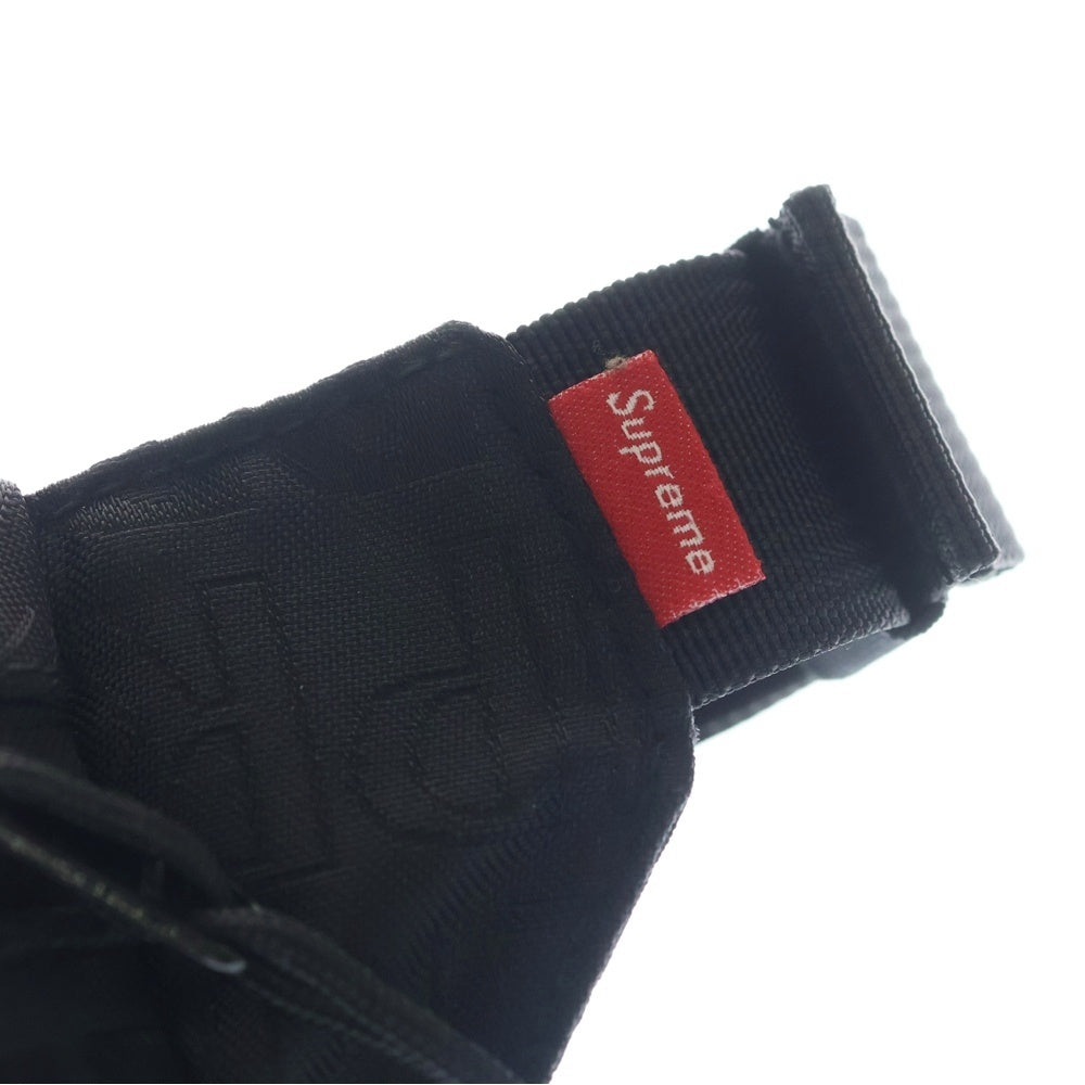 SUPREME(シュプリーム) 19SS Waist Bag 総柄デザイン ボックスロゴ ウエストバッグ ブラック