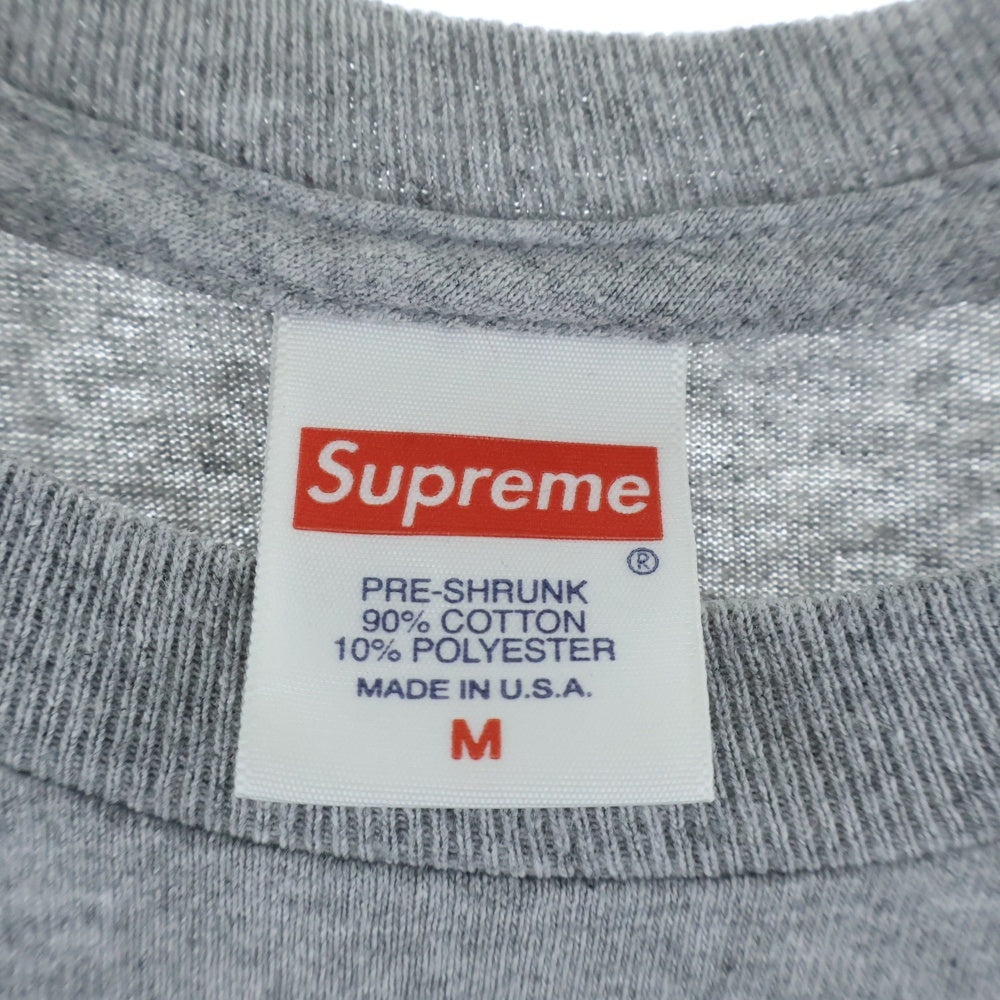 SUPREME(シュプリーム) 21SS Fuck Tee キャンドル プリントロゴ 半袖Tシャツ カットソー グレー
