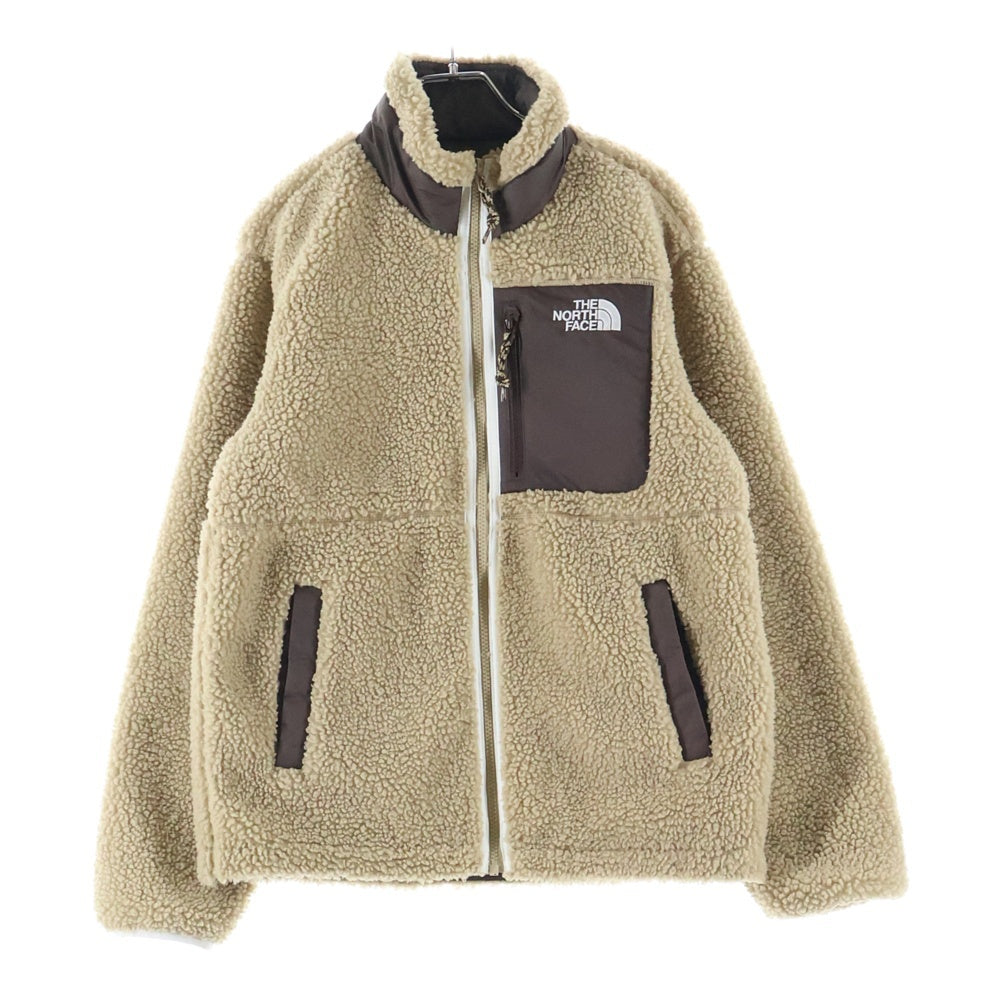 THE NORTH FACE(ザノースフェイス) PLAY GREEN RVS FLEECE JACKET リバーシブル フリースジャケット レディース ブラウン/ベージュ NJ4FP54B