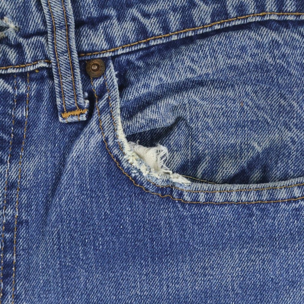 Levi's(リーバイス) 70S VINTAGE 505 ヴィンテージ 66前期 ボタン裏16 ジップフライ ストレート デニムパンツ インディゴ