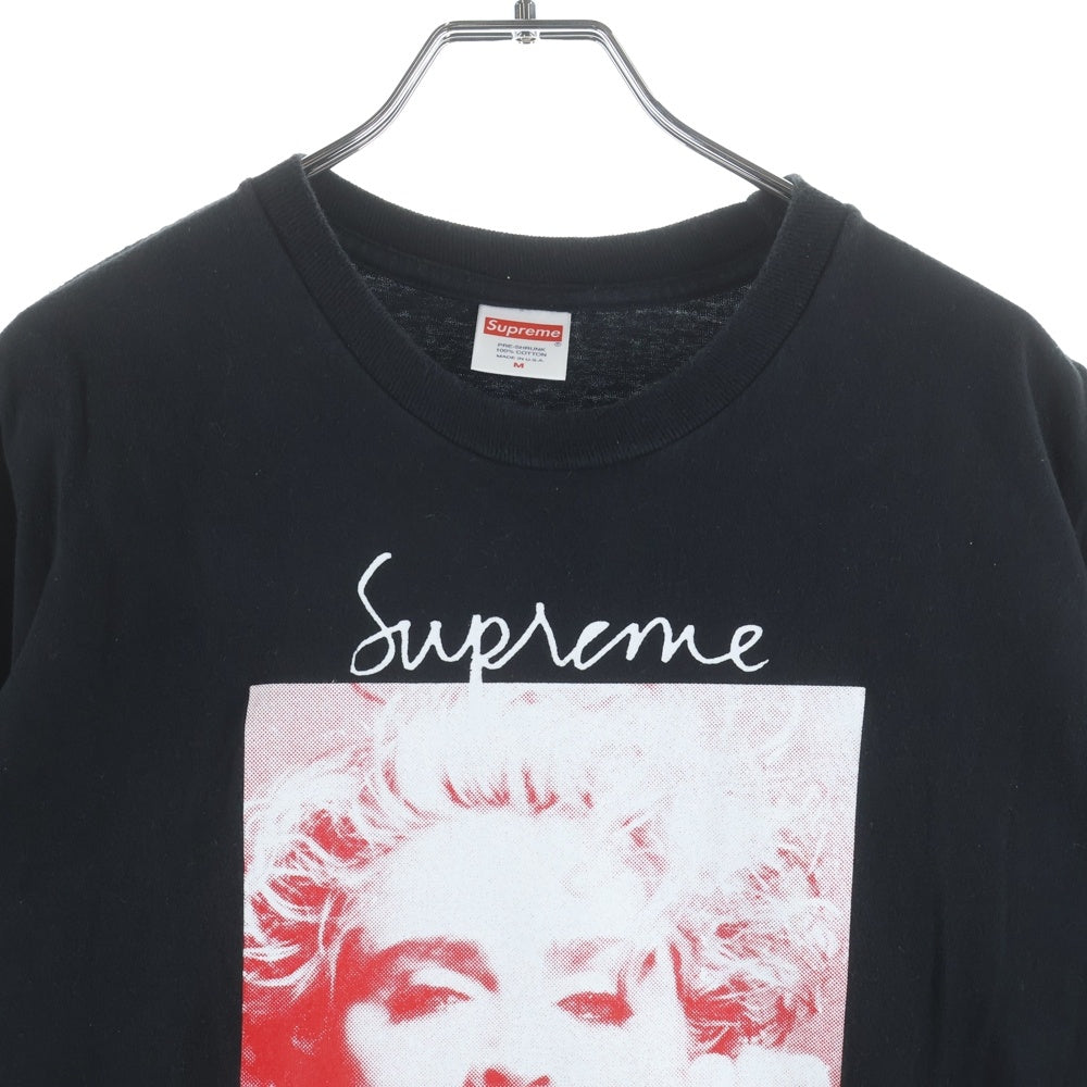 SUPREME(シュプリーム) 18AW Madonna Tee マドンナ フォトプリント 半袖Tシャツ カットソー ブラック