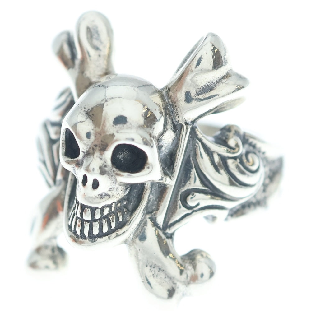 Bill Wall Leather/BWL(ビルウォールレザー) BEAMS 別注 EXCLUSIVE Crossbones Skull Ring クロスボーン スカルリング 指輪 21号