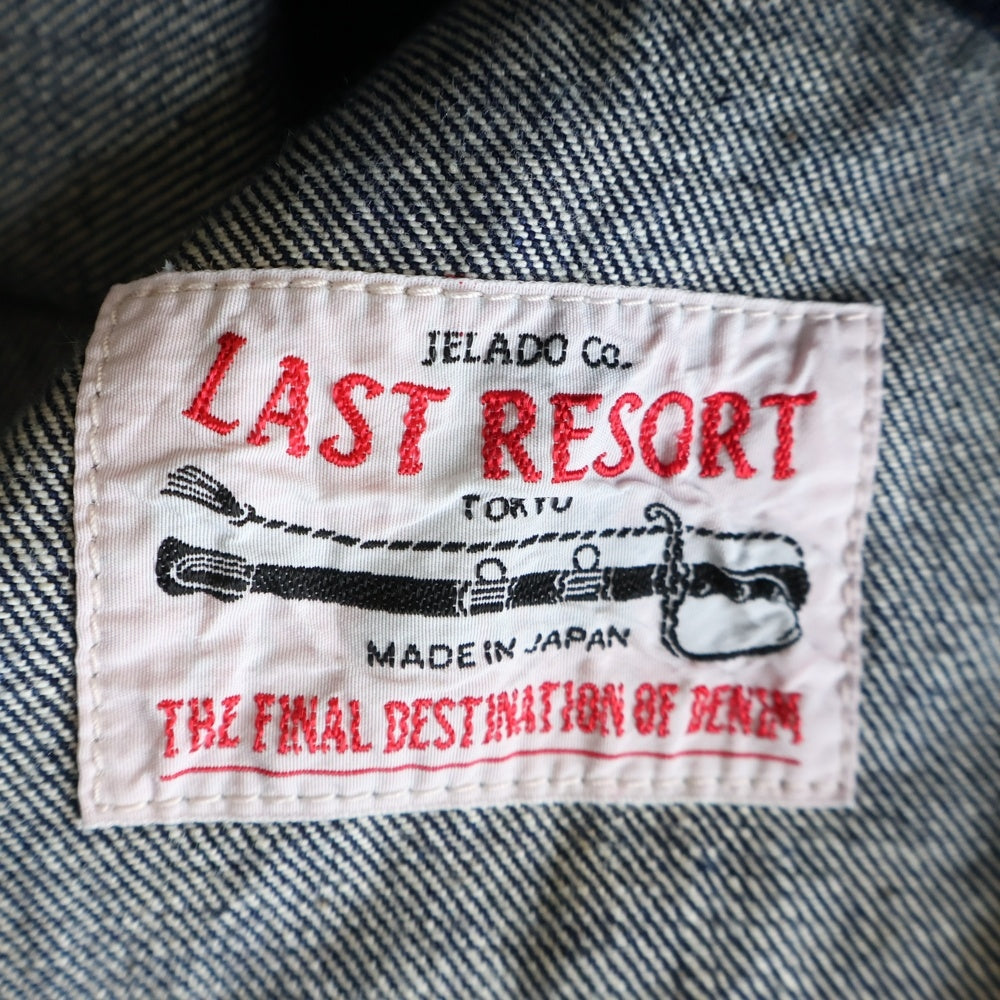 JELADO(ジェラード) LAST RESORT 406XX 50s復刻 ビッグサイズ ラストリゾート 2ND TYPE デニムトラッカージャケット インディゴ