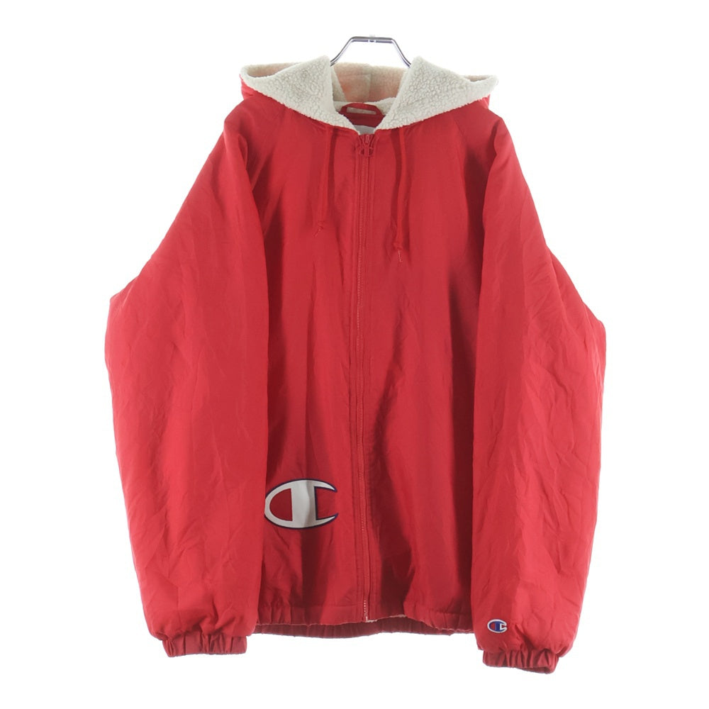 SUPREME(シュプリーム) 17AW ×Champion Sherpa Lined Hooded Jacket ボアライナー フードジャケット レッド