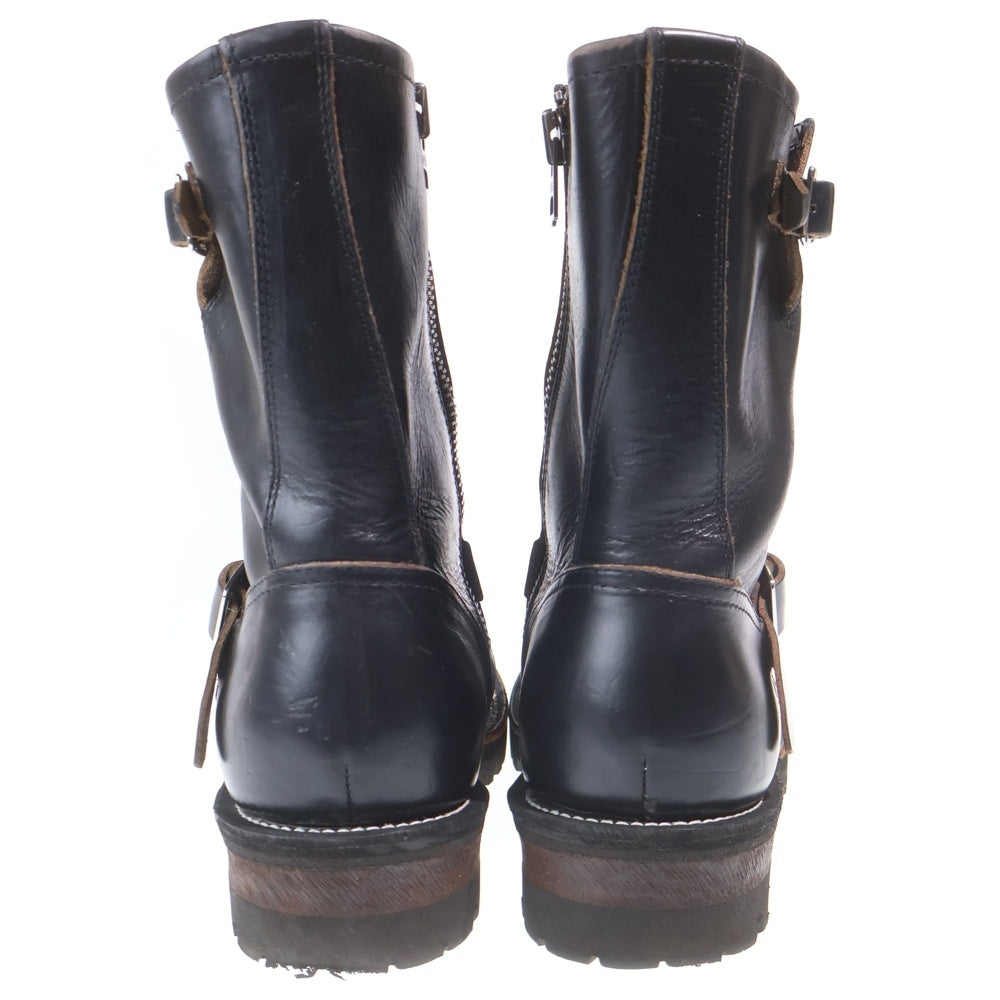 SLOW WEAR LION(スロウウェアライオン) クロムエクセルレザー サイドジップエンジニアブーツ ブラック US10/28～28.5cm