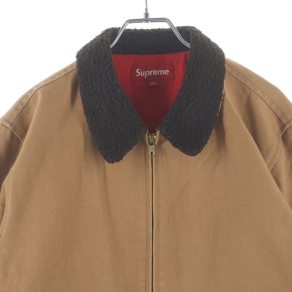 SUPREME(シュプリーム) 10AW Bomber Jacket ボアカラーボンバージャケット ベージュ