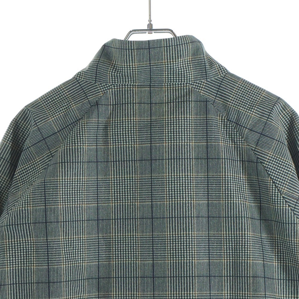 F.C.R.B./F.C.Real Bristol/FCRB(エフシーアールビー/エフシーレアルブリストル) 26SS PLAID VENTILATION PRACTICE JACKET チェック柄 トラックジャケット グリーン調 FCRB-260028