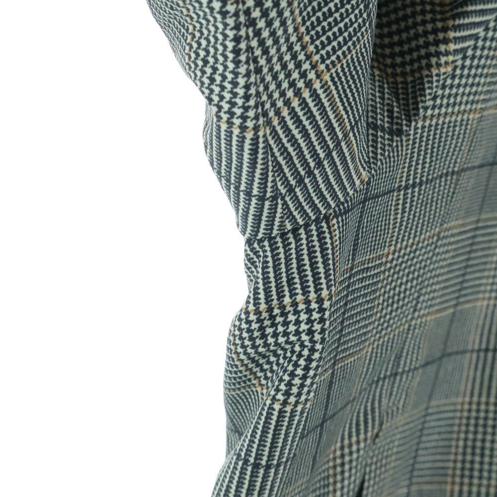 F.C.R.B./F.C.Real Bristol/FCRB(エフシーアールビー/エフシーレアルブリストル) 26SS PLAID VENTILATION PRACTICE JACKET チェック柄 トラックジャケット グリーン調 FCRB-260028