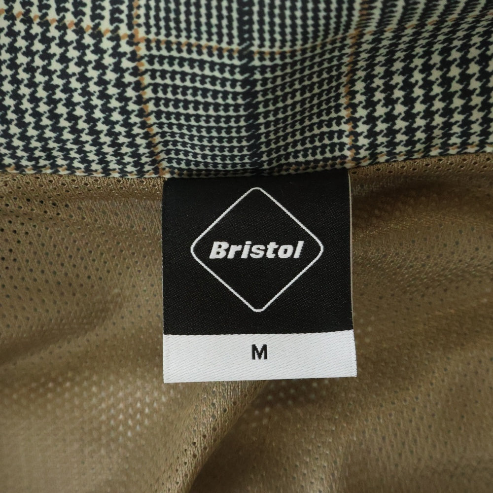 F.C.R.B./F.C.Real Bristol/FCRB(エフシーアールビー/エフシーレアルブリストル) 26SS PLAID VENTILATION PRACTICE JACKET チェック柄 トラックジャケット グリーン調 FCRB-260028