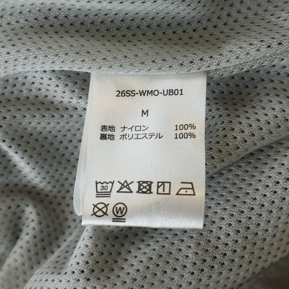 WACKO MARIA(ワコマリア) 26SS ×UMBRO TRACK JACKET TYPE-1 アンブロ ロゴ刺繍ナイロントラックジャケット グレー 26SS-WMO-UB01
