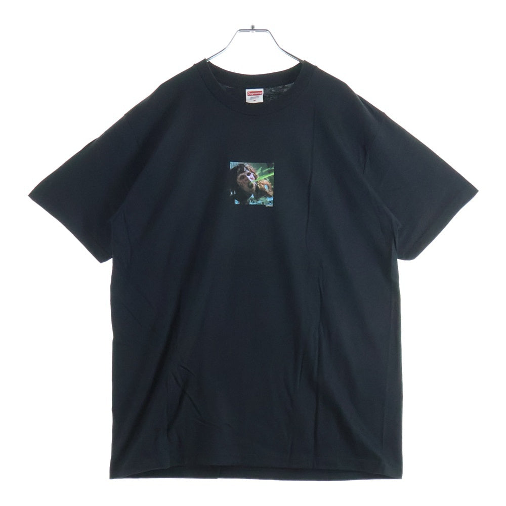 SUPREME(シュプリーム) 25AW ×The Exorcist Puke Tee エクソシスト ピューク プリントロゴ 半袖Tシャツ カットソー ブラック
