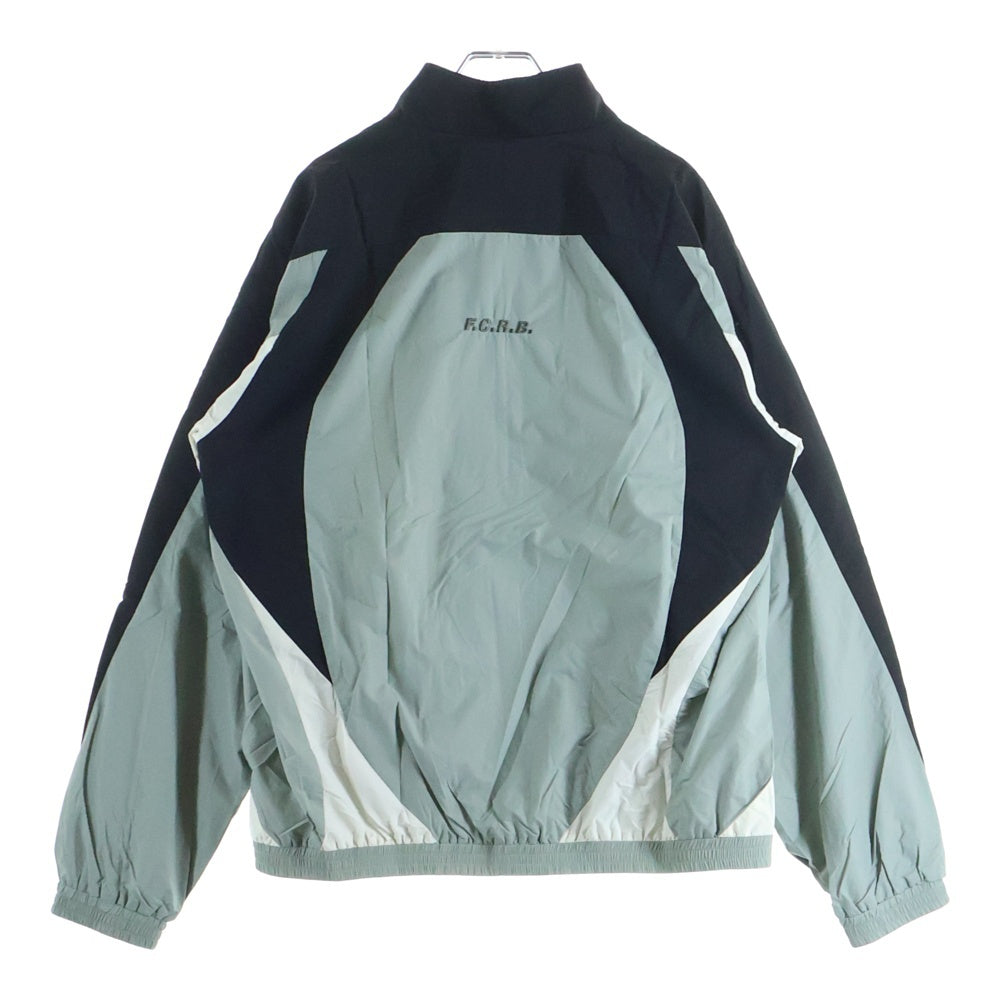 F.C.R.B./F.C.Real Bristol/FCRB(エフシーアールビー/エフシーレアルブリストル) WARM-UP JACKET ロゴ刺繍 ナイロントラックジャケット ブラック/グレー FCRB-252012
