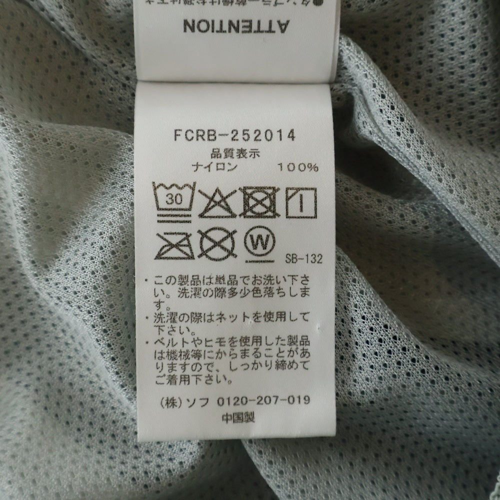 F.C.R.B./F.C.Real Bristol/FCRB(エフシーアールビー/エフシーレアルブリストル) GAME SHORTS ロゴ刺繍 ナイロン ハーフパンツ ショーツ ブラック/グレー FCRB-252014