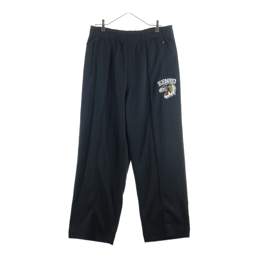 KENZO(ケンゾー) Varsity Tiger Jogging Bottoms 刺繍 ポリエステル トラックパンツ ブラック FD65PA7684IE