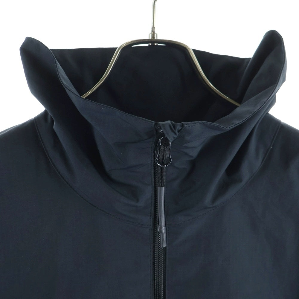 LAD MUSICIAN(ラッドミュージシャン) 23SS POLYESTER RIPSTOP STAND COLLAR BLOUSON ポリエステル リップストップ スタンドカラー ブルゾン ジャケット ブラック 2123-374
