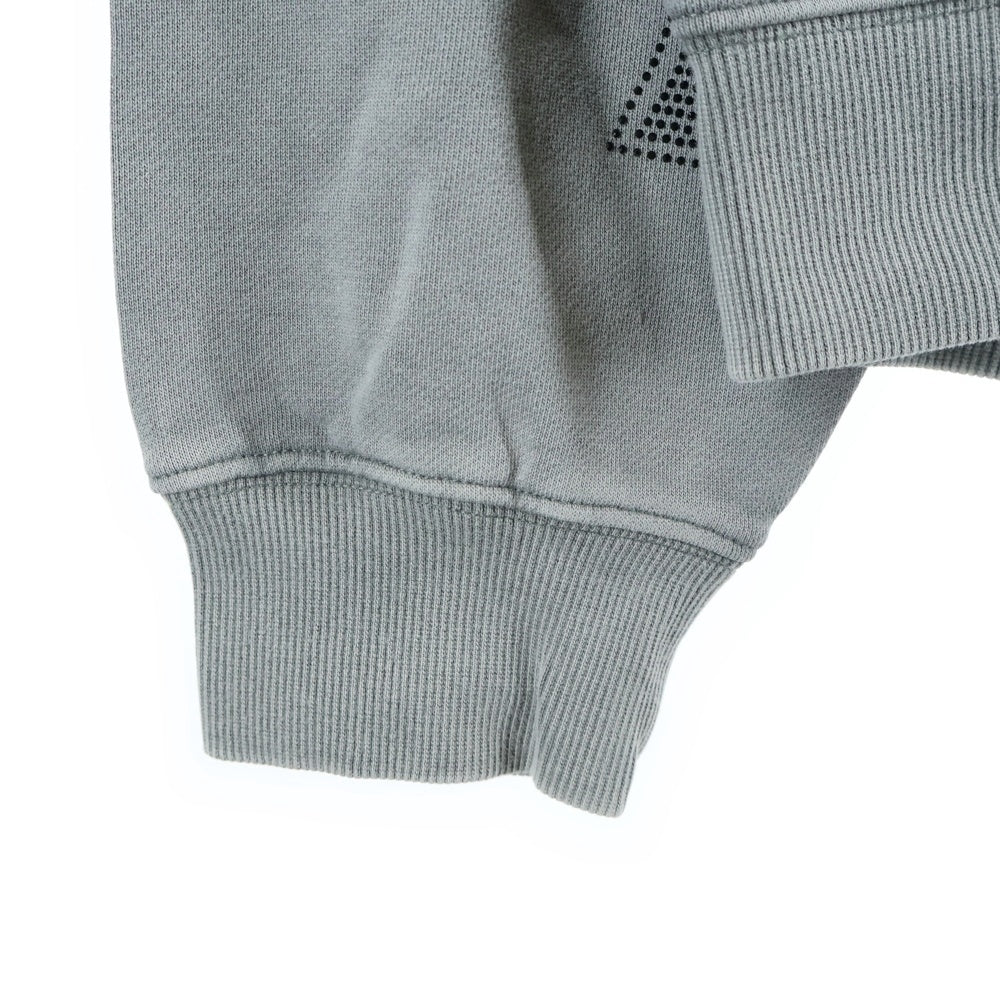UNKNOWN LONDON(アンノーンロンドン) Wash Grey Black Cross Rhinestone Zip Hoodie クロスラインストーン スウェット ジップアップ パーカー グレー
