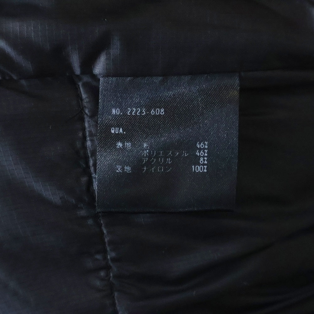 LAD MUSICIAN(ラッドミュージシャン) 23AW BOA HOODED BLOUSON ボア フリース ジャケット ブルゾン ブラック 2223-608
