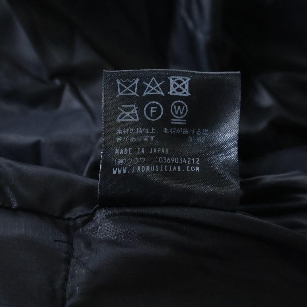 LAD MUSICIAN(ラッドミュージシャン) 23AW BOA HOODED BLOUSON ボア フリース ジャケット ブルゾン ブラック 2223-608