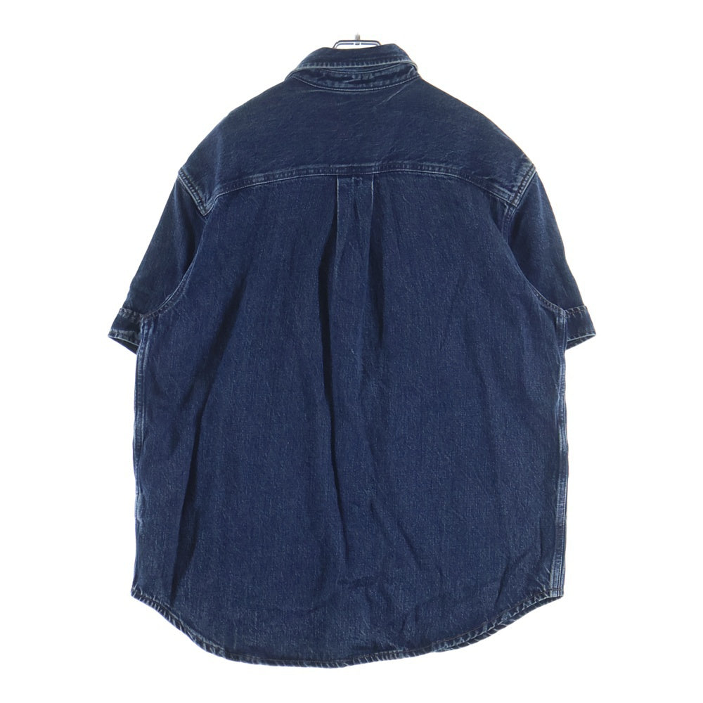 Calvin Klein(カルバンクライン) Dark Eclispe Tnd S/S Denim Boxy Shrt デニム 半袖シャツ インディゴ 4RB954G