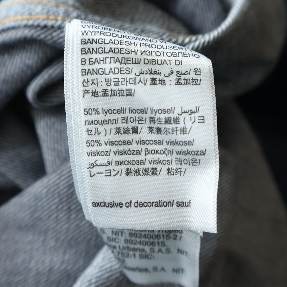 Calvin Klein(カルバンクライン) Dark Eclispe Tnd S/S Denim Boxy Shrt デニム 半袖シャツ インディゴ 4RB954G