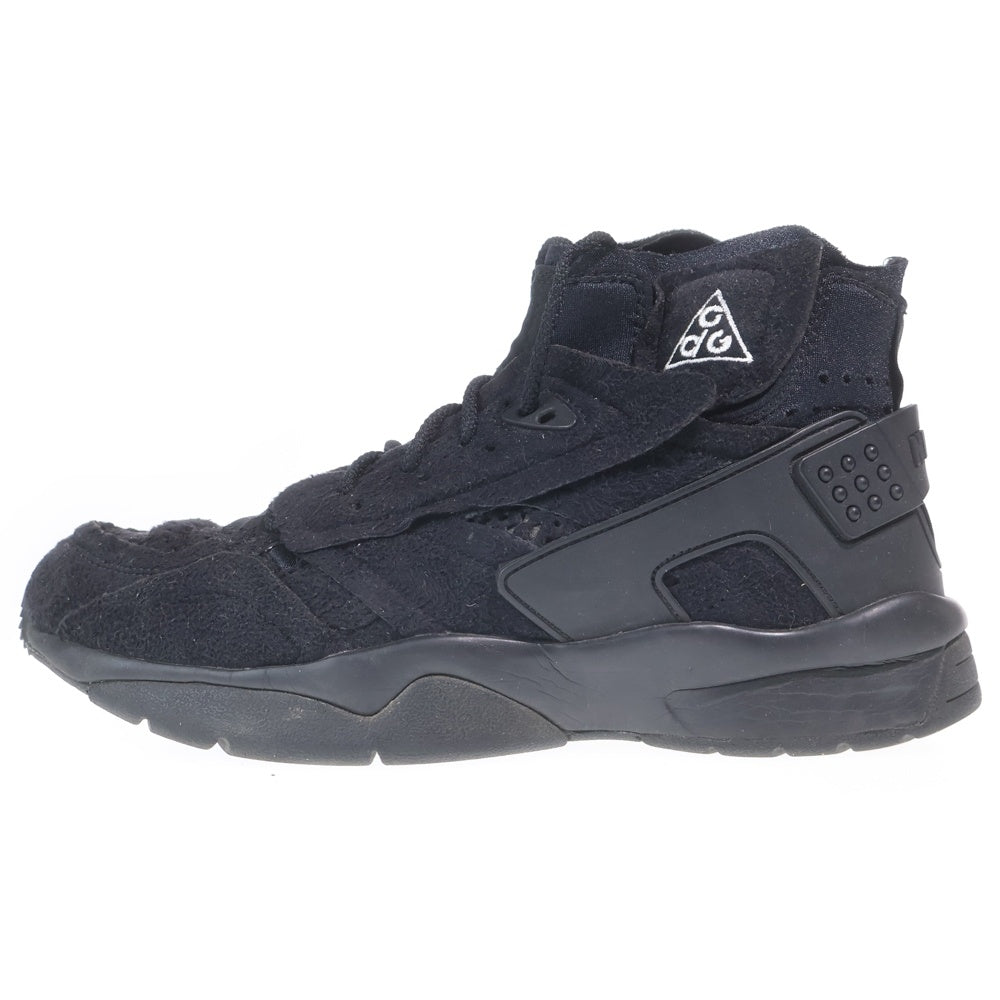 NIKE(ナイキ) ×COMME DES GARCONS A.C.G. AIR MOWABB AV4438-001 コムデギャルソン エア モワブ ハイカットスニーカー ブラック US8.5/26.5cm