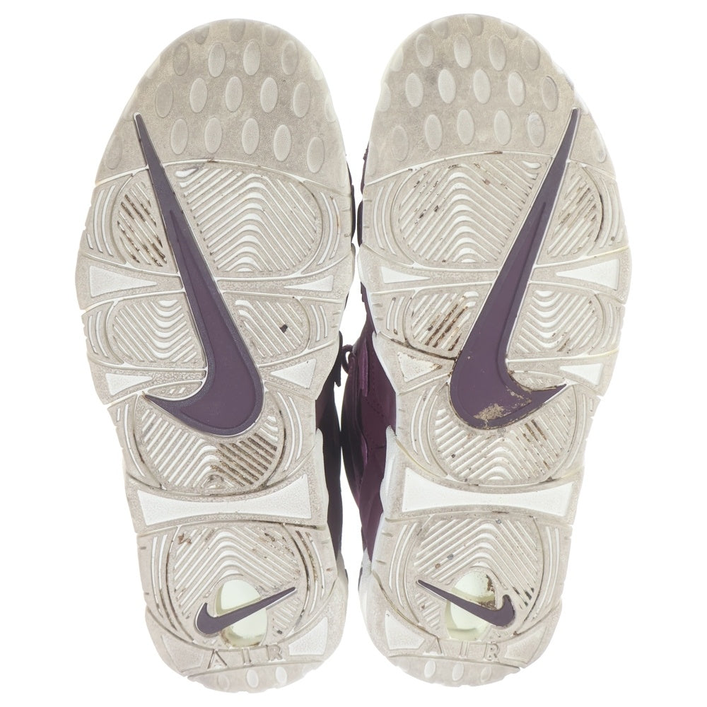 NIKE(ナイキ) AIR MORE UPTEMPO 96 NIGHT MAROON 921949-600 エアモアアップテンポ96 ハイカットスニーカー ブラウン US8/26cm