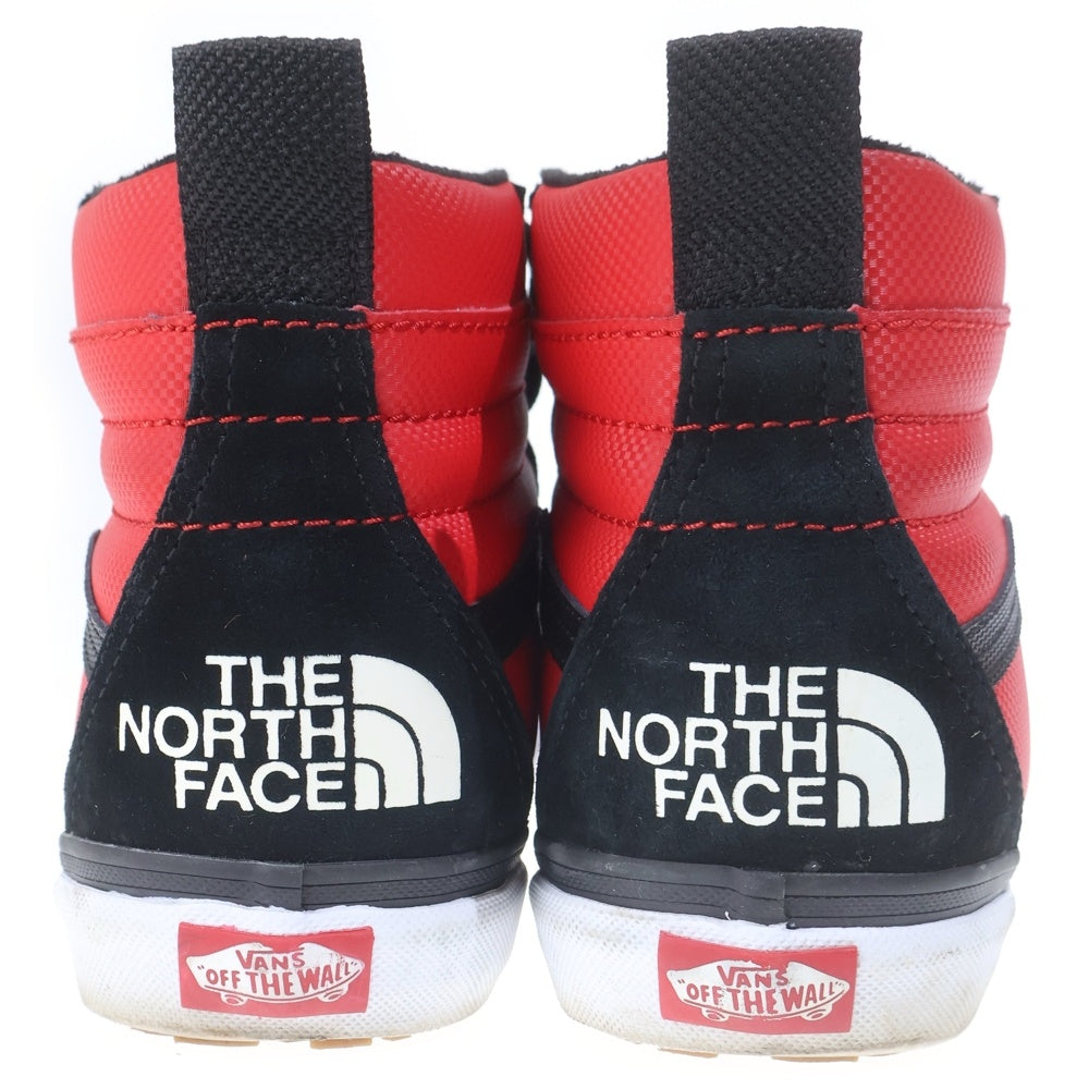 VANS(ヴァンズ) ×THE NORTH FACE SK8-HI 46 MTE DX VN0A3DQ5QWS ザノースフェイス ハイカットスニーカー ブラック/レッド US8/26cm