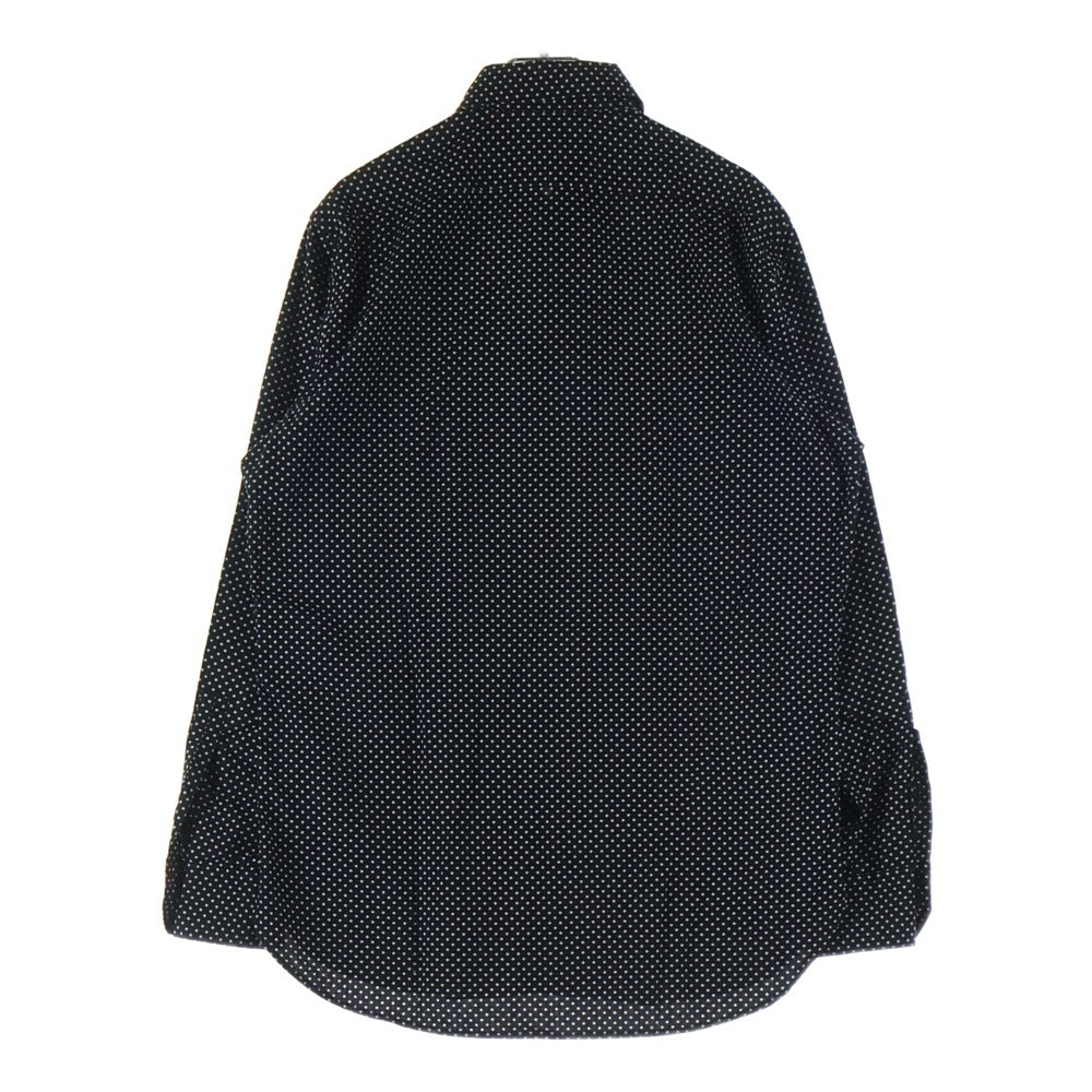 SAINT LAURENT PARIS(サンローランパリ) 15SS スター シルク 長袖シャツ ブラック 376916 Y729H