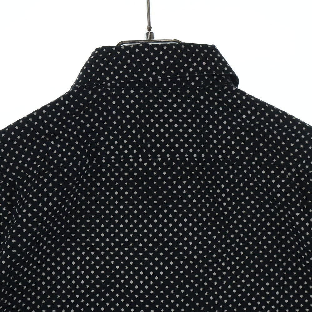 SAINT LAURENT PARIS(サンローランパリ) 15SS スター シルク 長袖シャツ ブラック 376916 Y729H