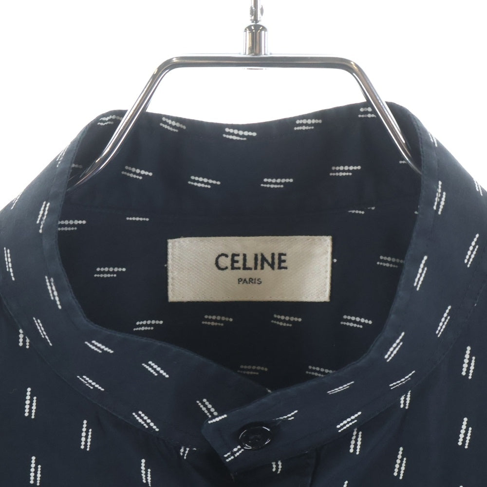 CELINE(セリーヌ) ソルボンヌカラー ドットプリント 長袖シャツ