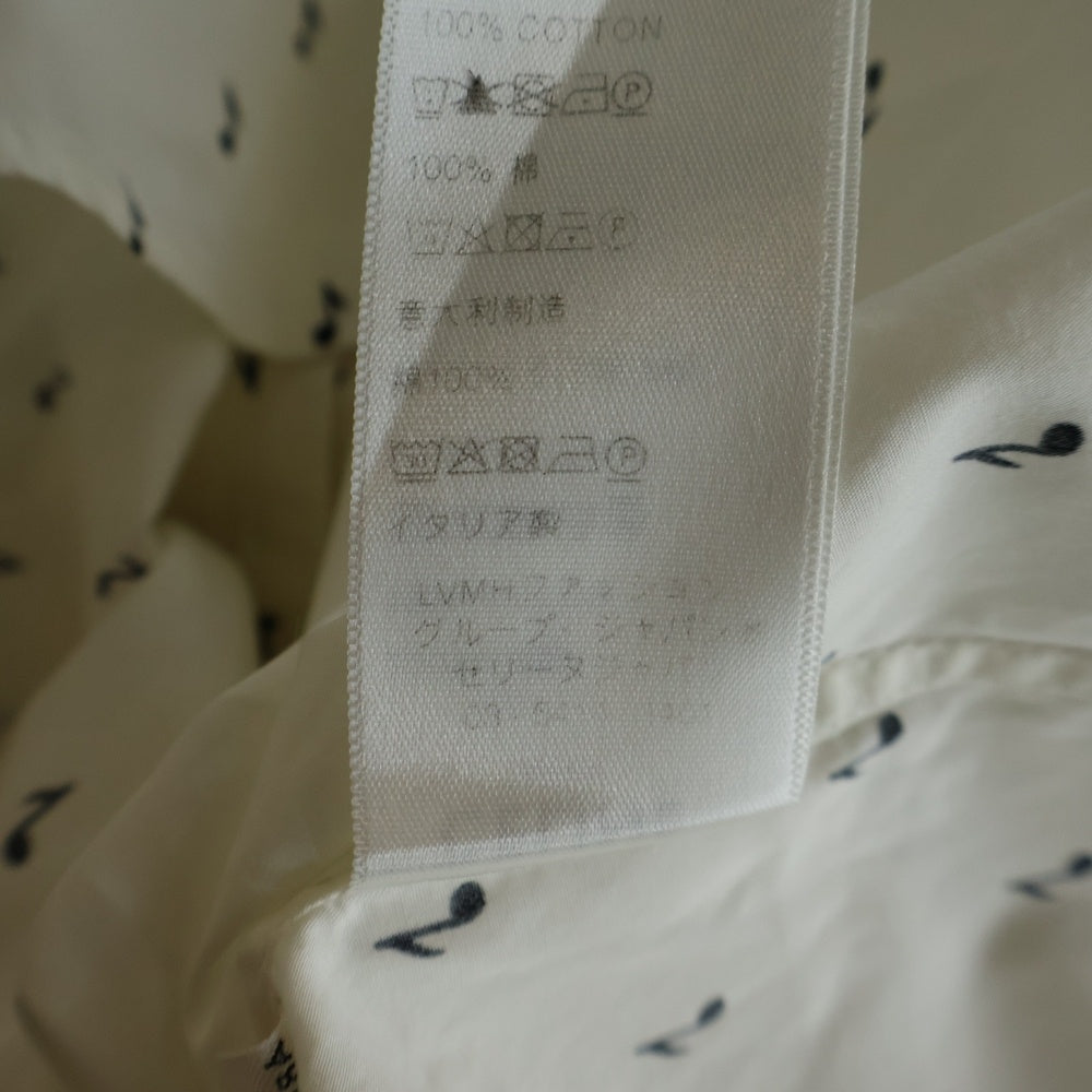 CELINE(セリーヌ) ミュージックノート 長袖シャツ ホワイト 2C034189D